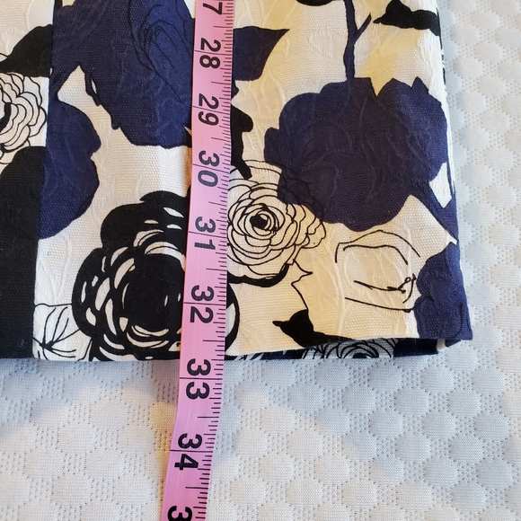 NEW Black Halo Dress Women 2 Jackie O Retro Blue Rose Stretch Cocktail Wedding S - Picture 12 of 14